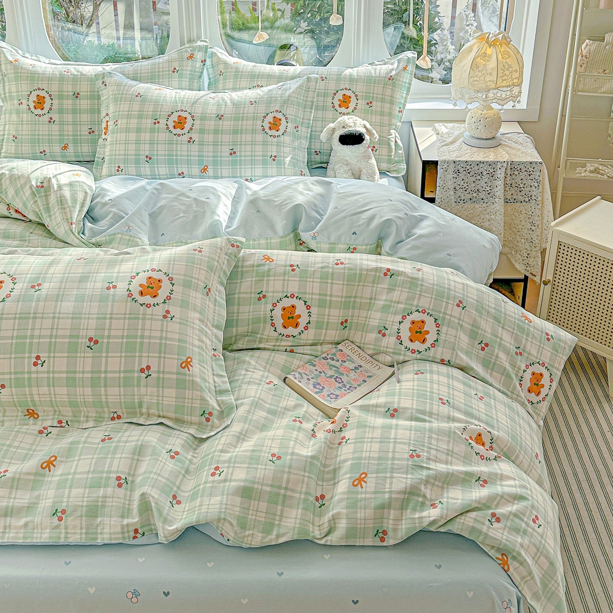 91家纺网 家纺一手货源 找家纺 （总）恩泽家纺 2026春夏新款全棉纯棉12868印花四件套（提供买家秀，预留缩水率）