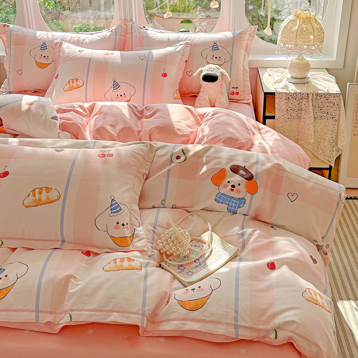 91家纺网 家纺一手货源 找家纺 （总）恩泽家纺 2026春夏新款全棉纯棉12868印花四件套（提供买家秀，预留缩水率）