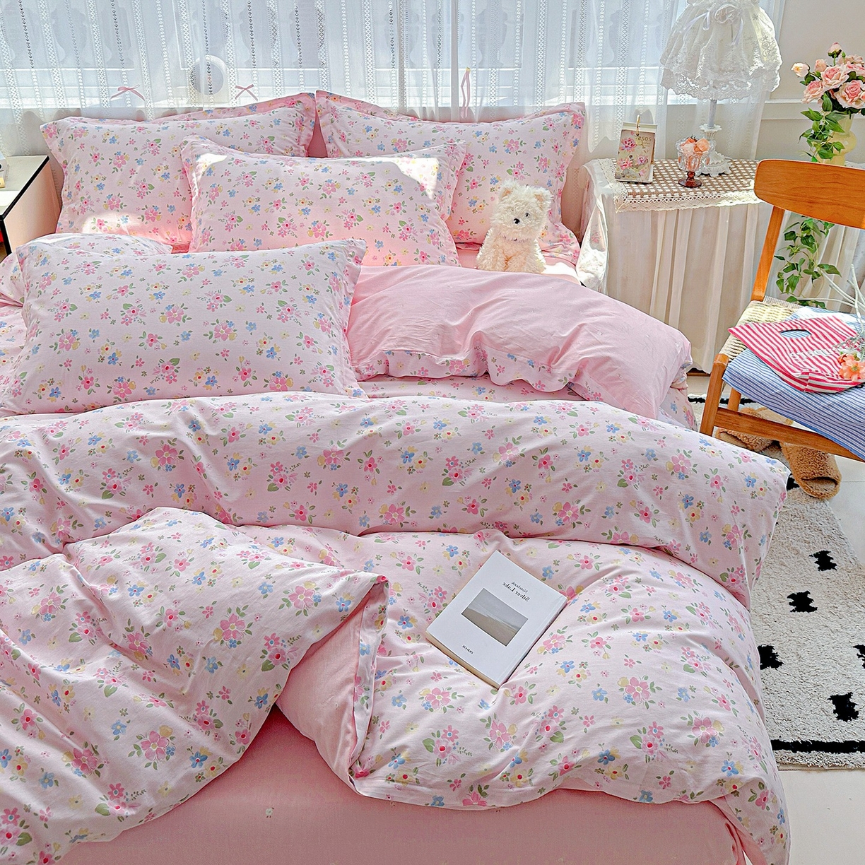 91家纺网 家纺一手货源 找家纺 （总）恩泽家纺 2026春夏新款全棉纯棉12868印花四件套（提供买家秀，预留缩水率）