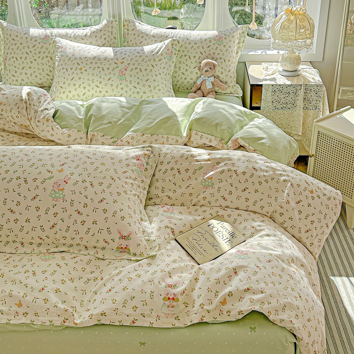 91家纺网 家纺一手货源 找家纺 （总）恩泽家纺 2026春夏新款全棉纯棉12868印花四件套（提供买家秀，预留缩水率）