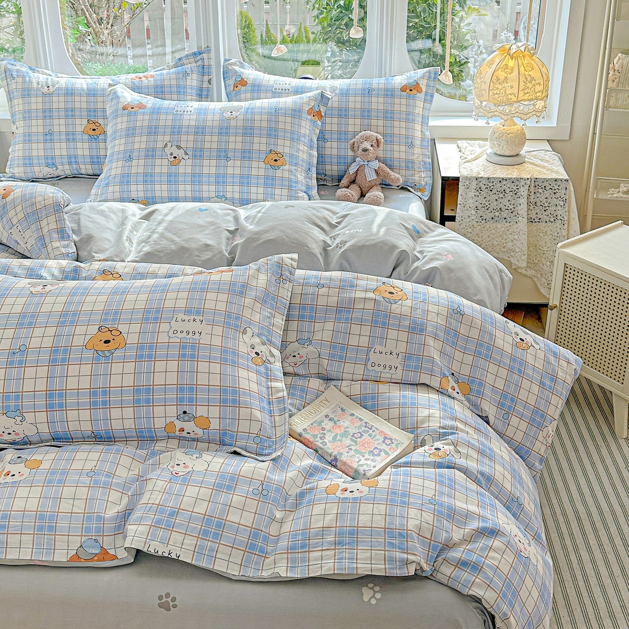 91家纺网 家纺一手货源 找家纺 （总）恩泽家纺 2026春夏新款全棉纯棉12868印花四件套（提供买家秀，预留缩水率）