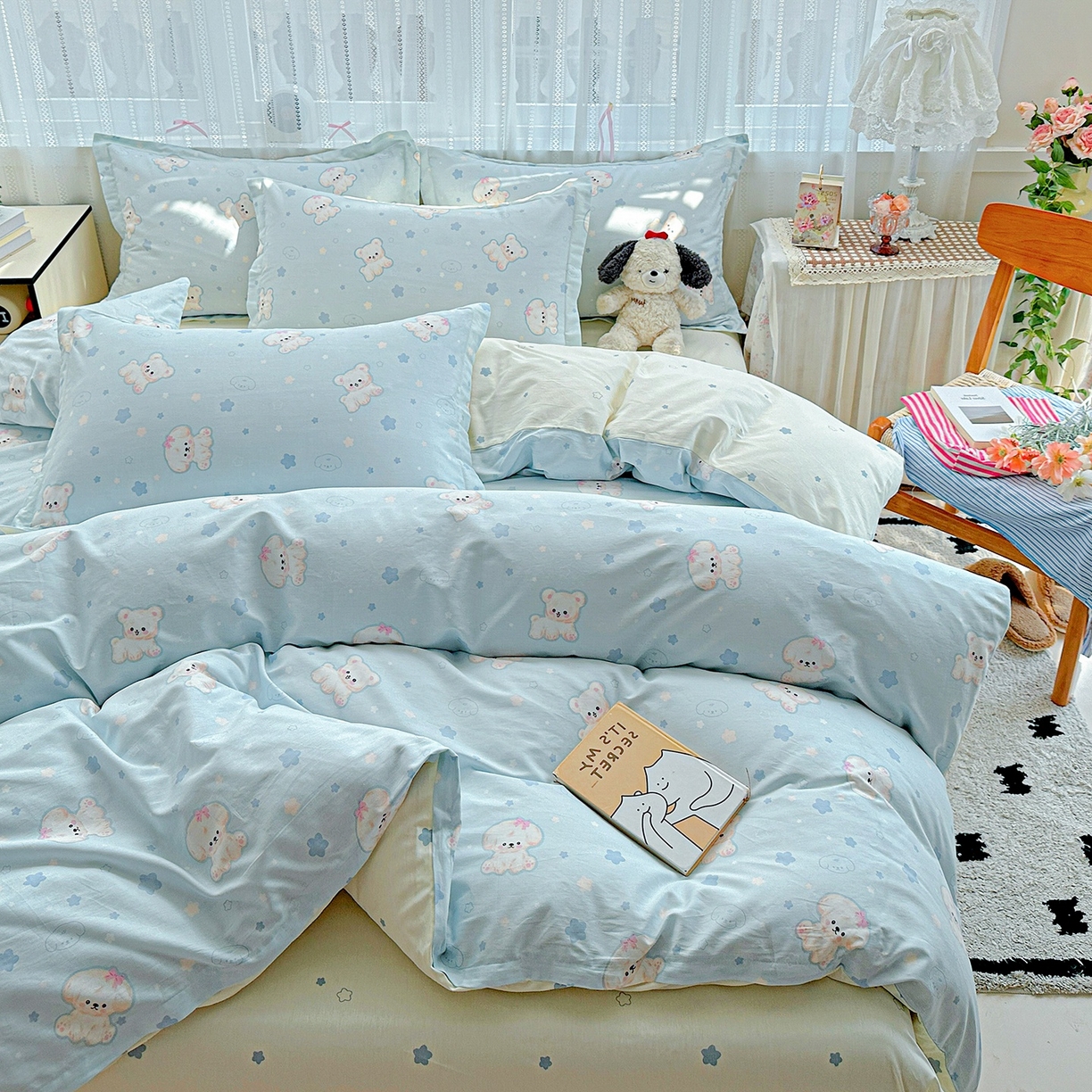 91家纺网 家纺一手货源 找家纺 （总）恩泽家纺 2026春夏新款全棉纯棉12868印花四件套（提供买家秀，预留缩水率）