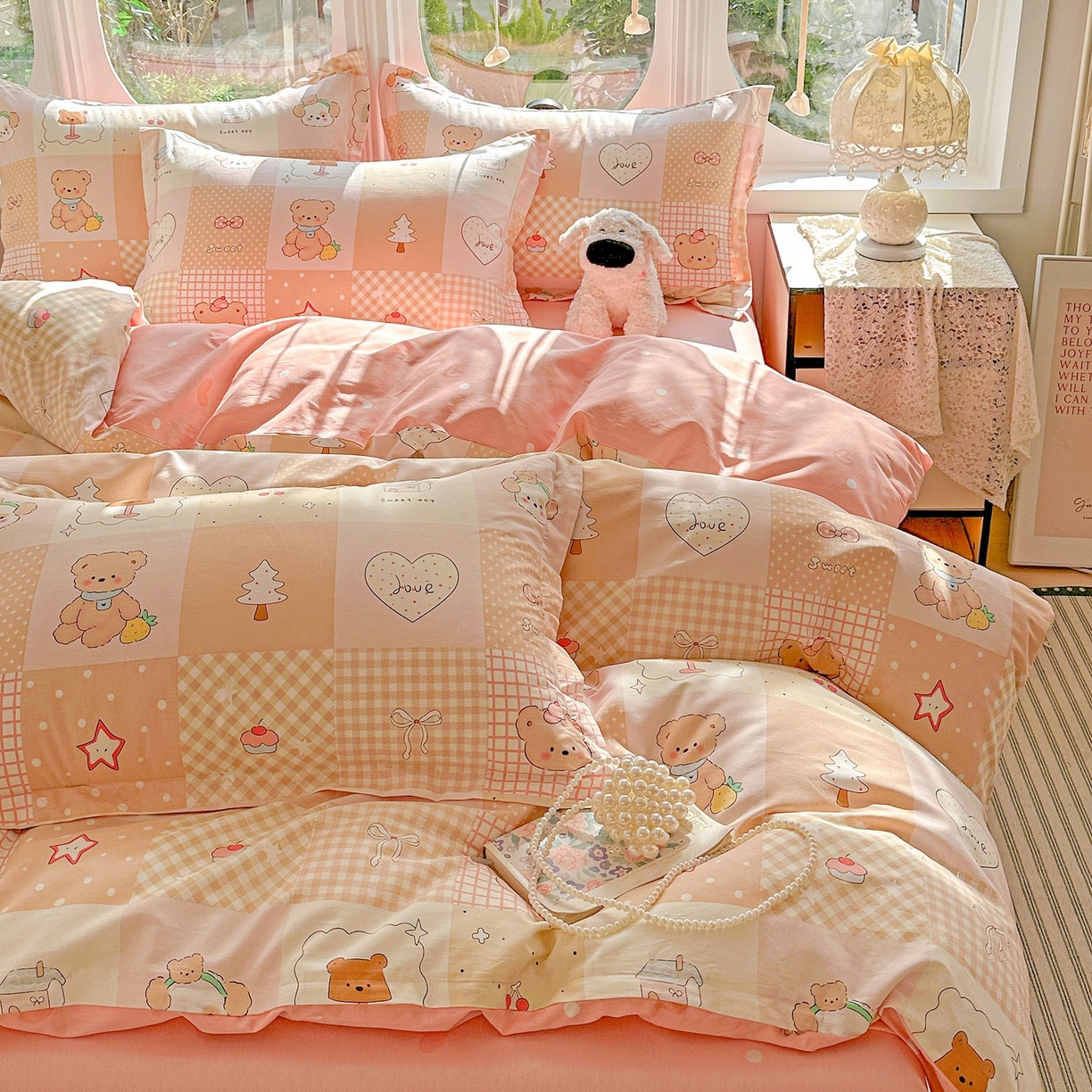 91家纺网 家纺一手货源 找家纺 （总）恩泽家纺 2026春夏新款全棉纯棉12868印花四件套（提供买家秀，预留缩水率）