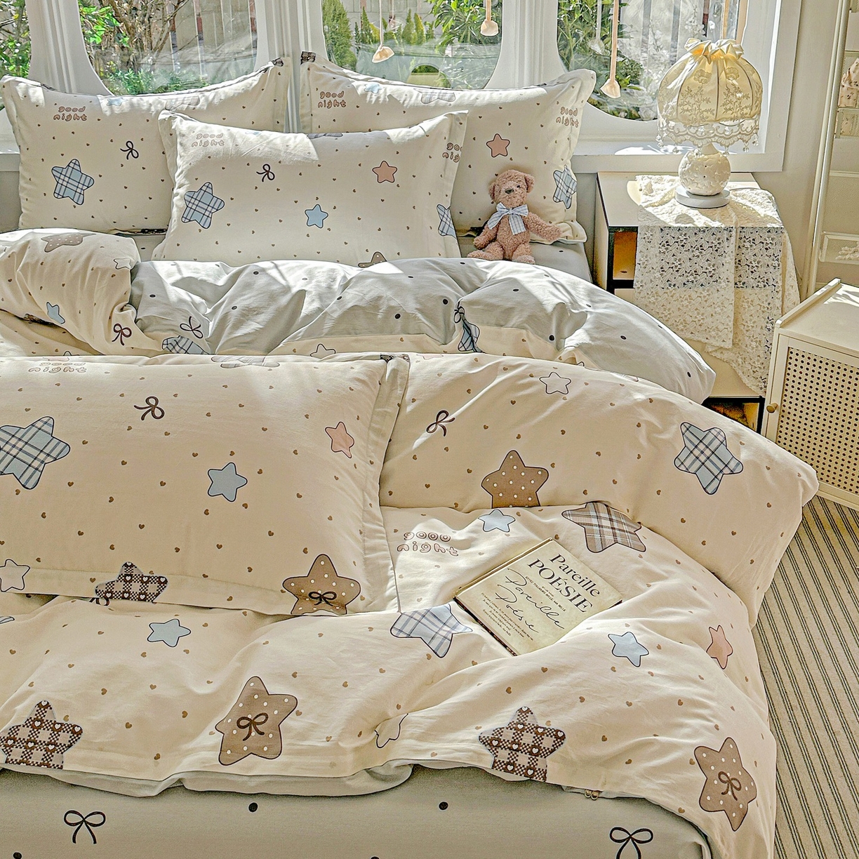 91家纺网 家纺一手货源 找家纺 （总）恩泽家纺 2026春夏新款全棉纯棉12868印花四件套（提供买家秀，预留缩水率）