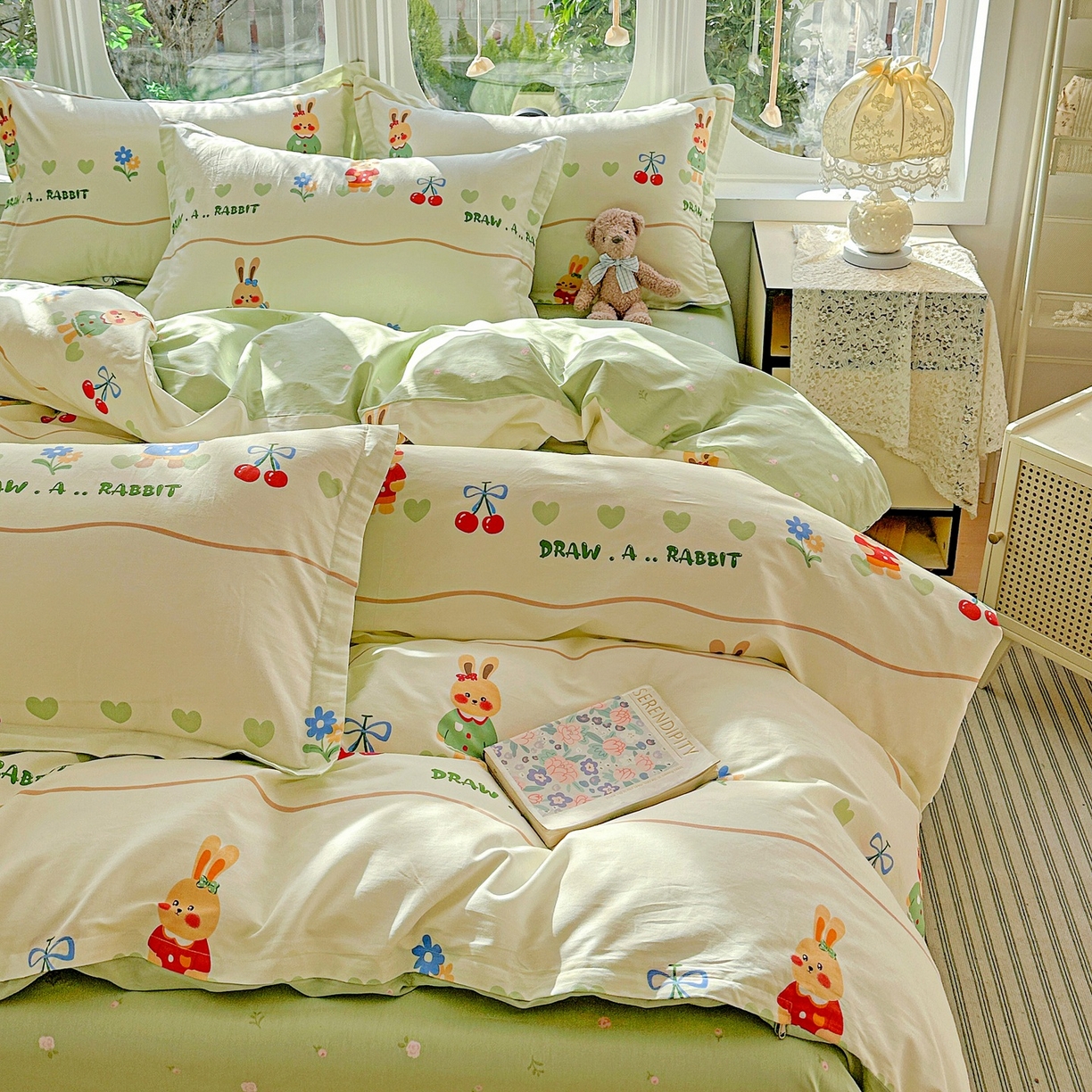 91家纺网 家纺一手货源 找家纺 （总）恩泽家纺 2026春夏新款全棉纯棉12868印花四件套（提供买家秀，预留缩水率）