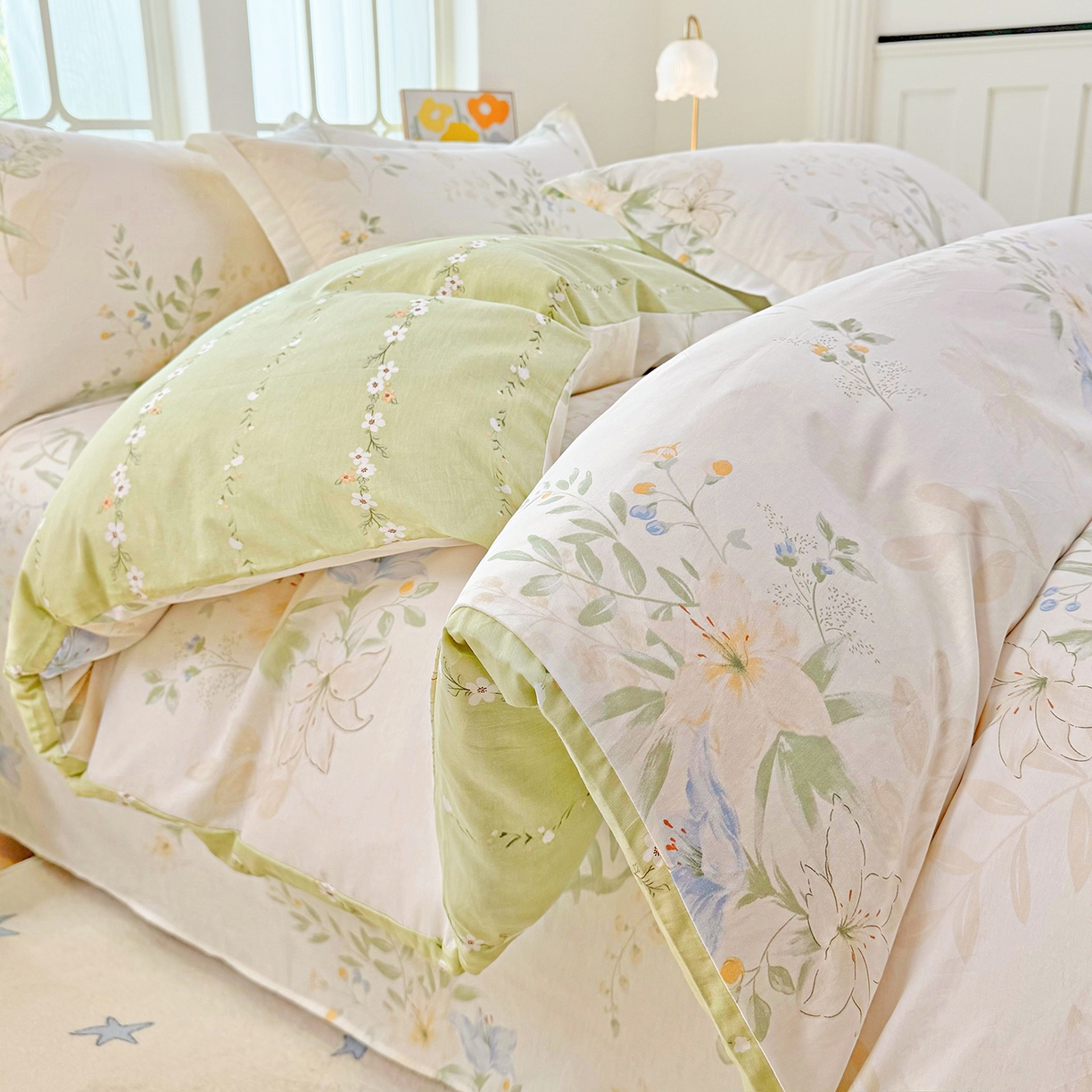 91家纺网 家纺一手货源 找家纺 （总）安逸家纺 2026新款12868 全棉纯棉床单四件套学生宿舍纯棉床单款三件套