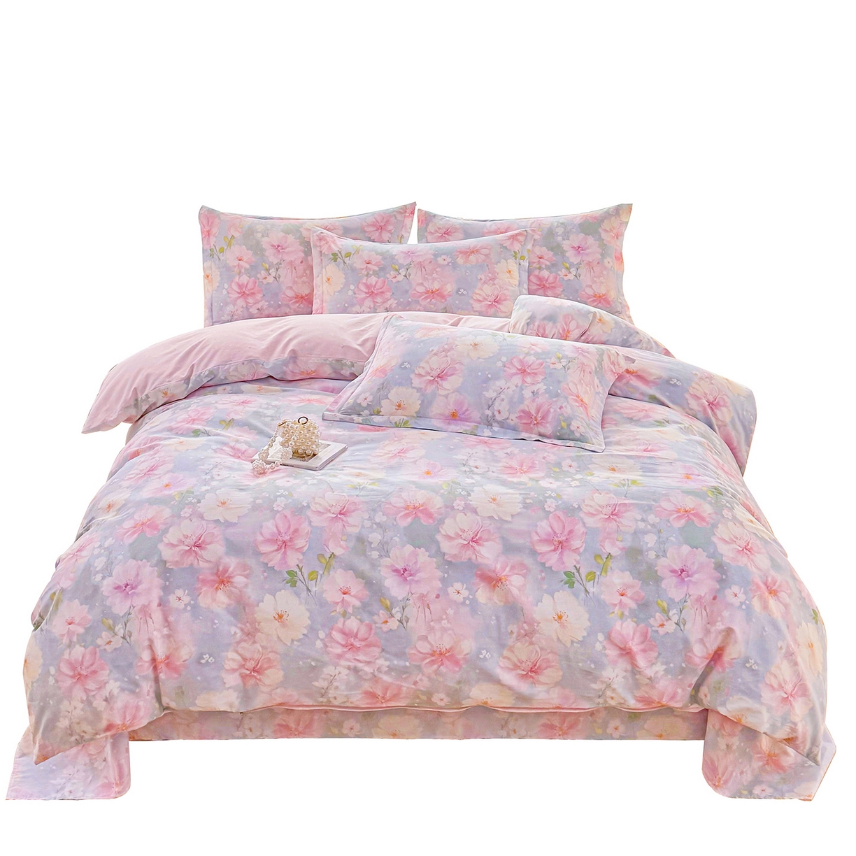 91家纺网 家纺一手货源 找家纺 安逸家纺 2026新款12868 全棉纯棉床单四件套学生宿舍纯棉床单款三件套 美伊娜多