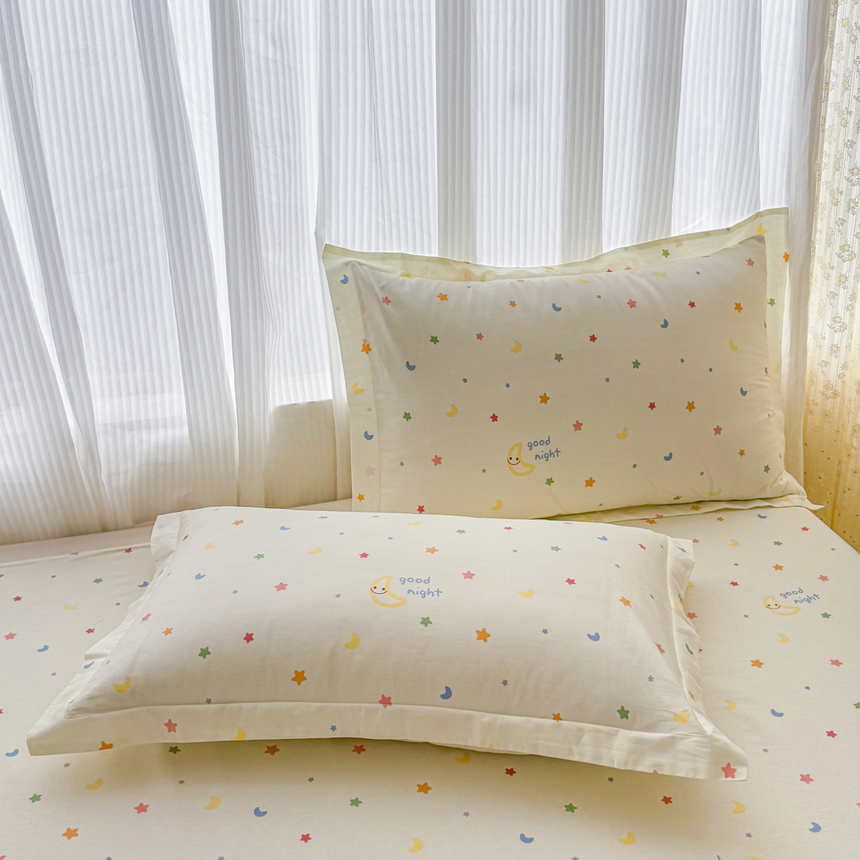 91家纺网 家纺一手货源 找家纺 安逸家纺 2026新款12868 全棉纯棉床单四件套学生宿舍纯棉床单款三件套 繁星