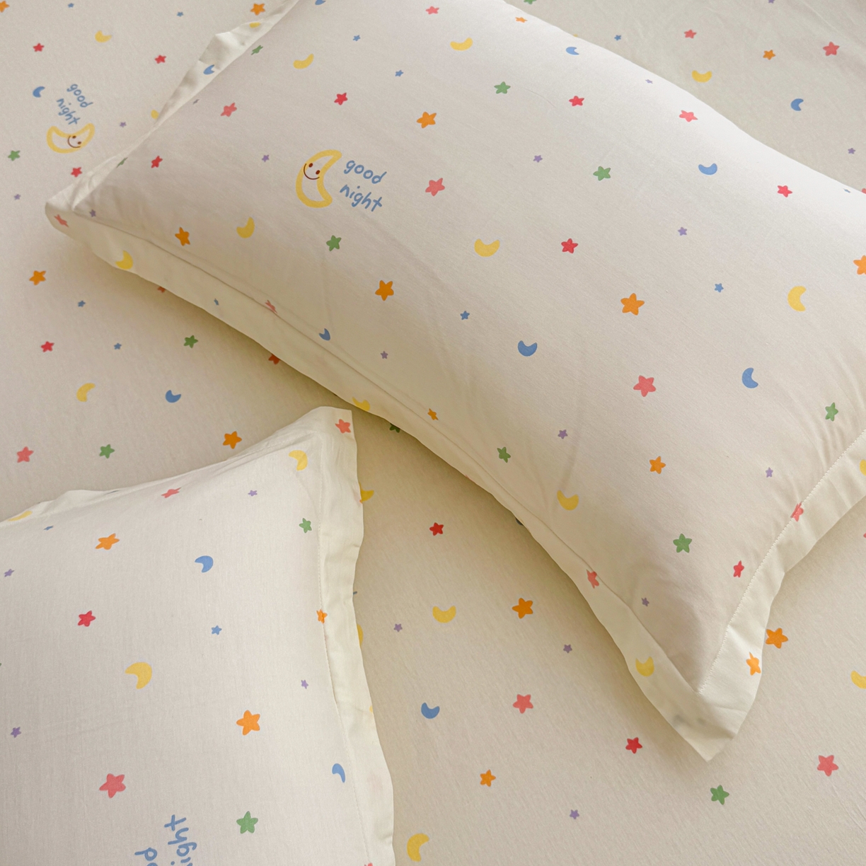 91家纺网 家纺一手货源 找家纺 安逸家纺 2026新款12868 全棉纯棉床单四件套学生宿舍纯棉床单款三件套 繁星