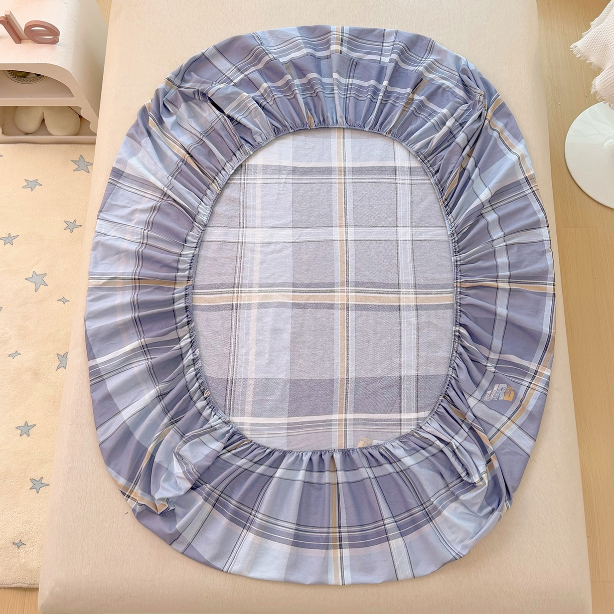 91家纺网 家纺一手货源 找家纺 安逸家纺 2026新款12868 全棉纯棉床单四件套学生宿舍纯棉床单款三件套 风华正茂