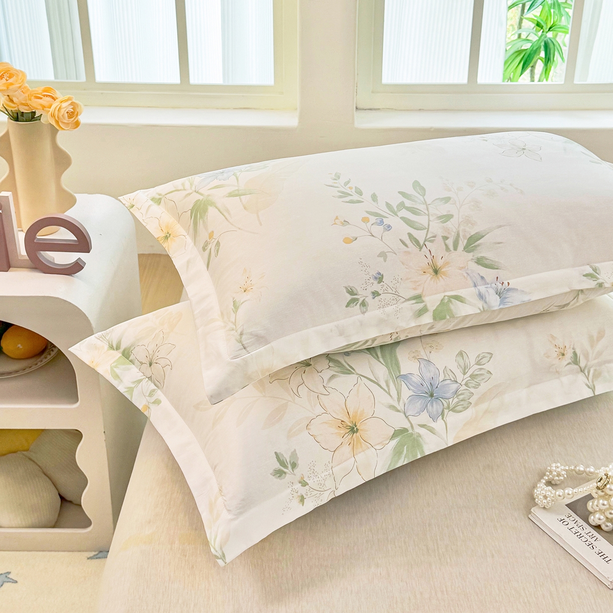 91家纺网 家纺一手货源 找家纺 安逸家纺 2026新款12868 全棉纯棉床单四件套学生宿舍纯棉床单款三件套 格拉花园