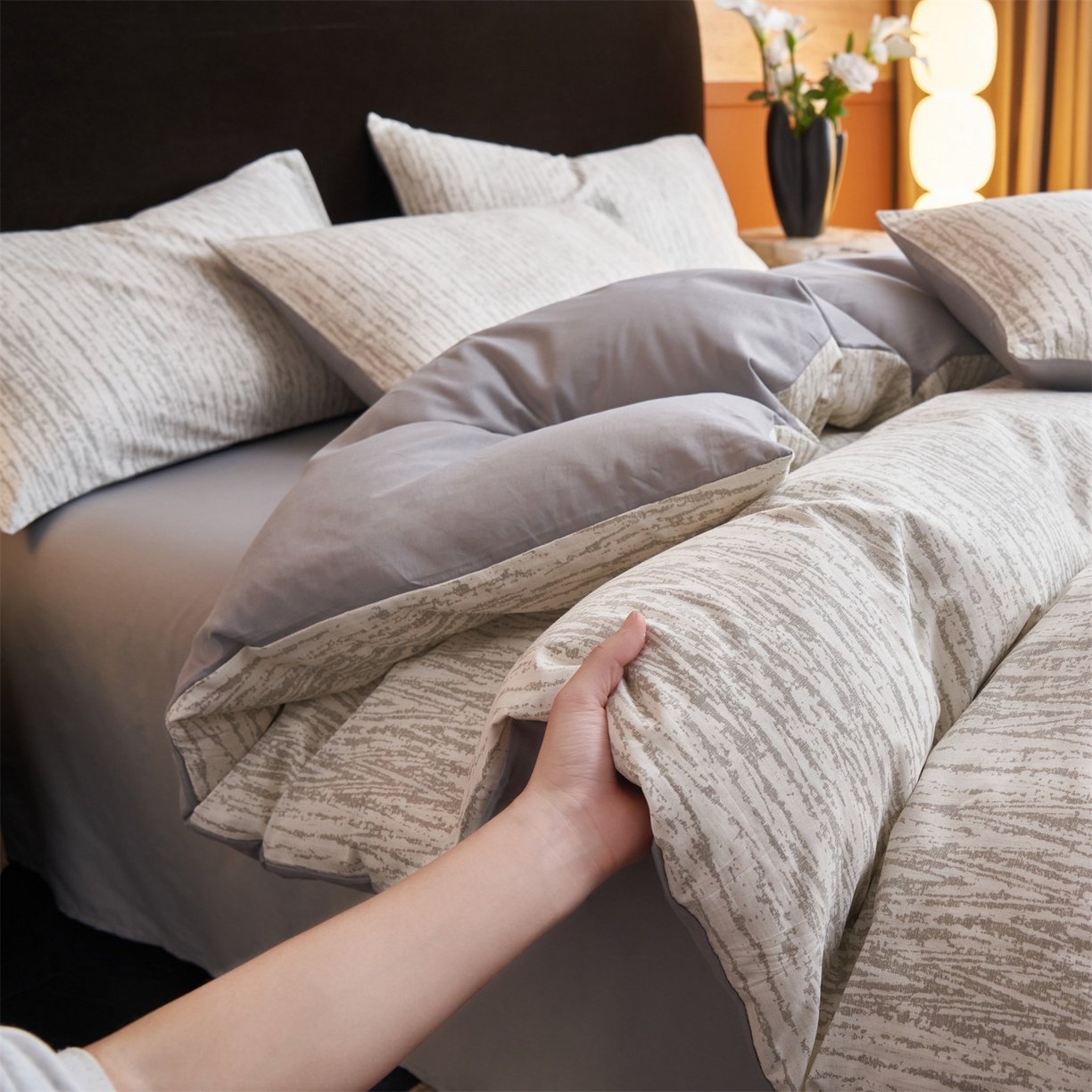 91家纺网 家纺一手货源 找家纺 （总）恒爱家纺 2026新款全棉12868印花四件套