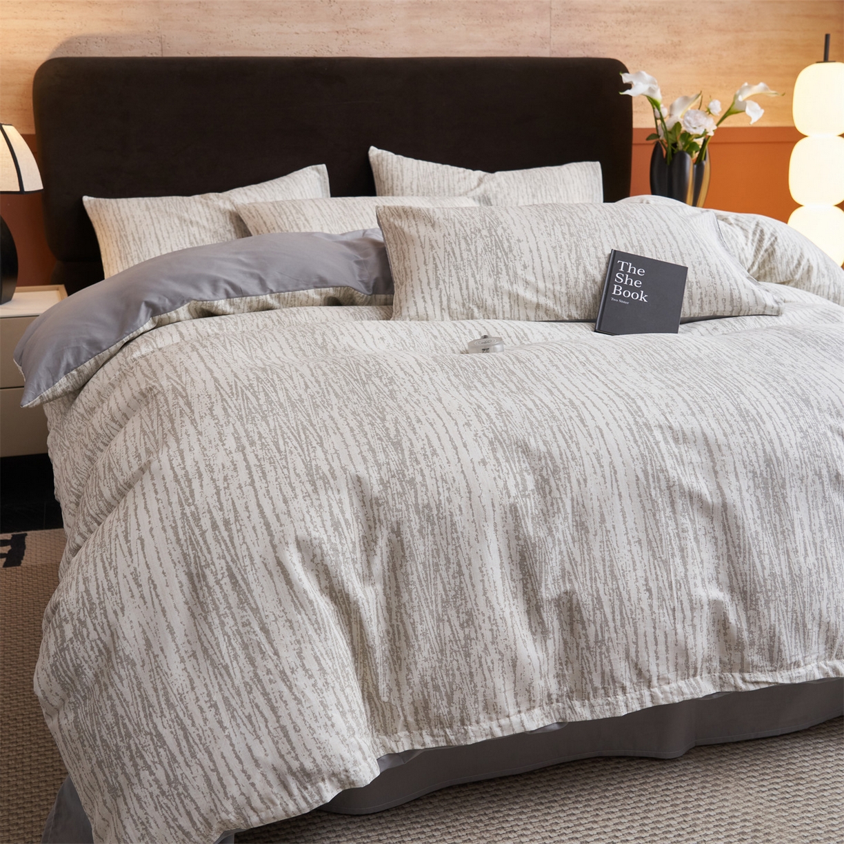 91家纺网 家纺一手货源 找家纺 恒爱家纺 2026新款全棉12868印花四件套 奥德林