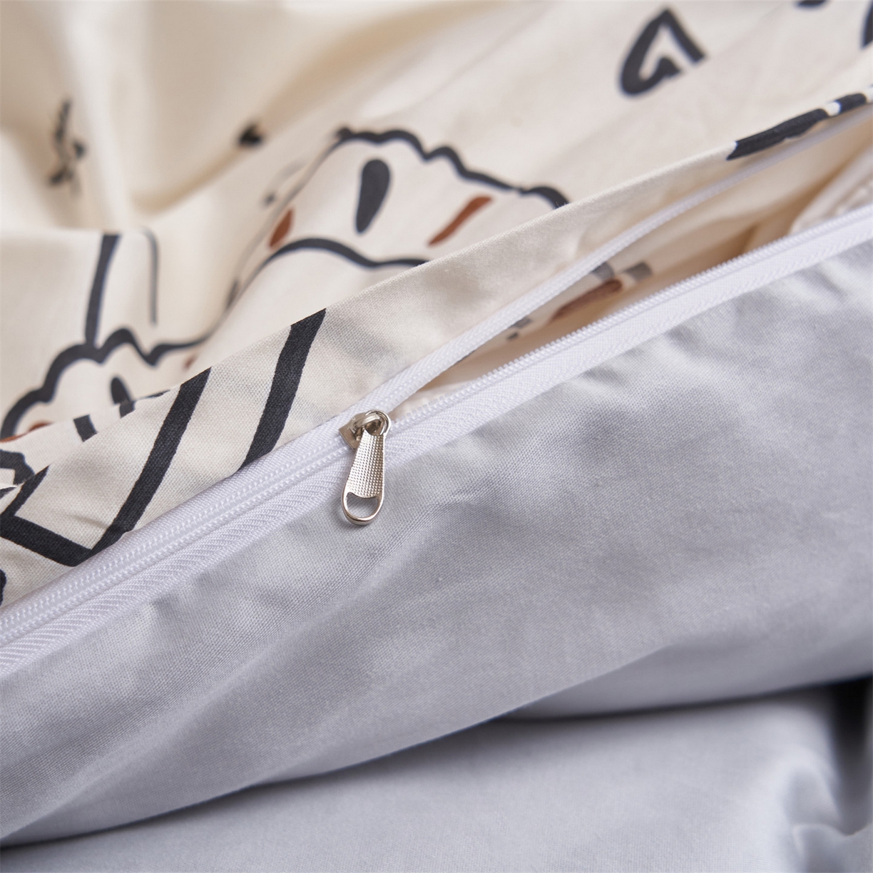 91家纺网 家纺一手货源 找家纺 恒爱家纺 2026新款全棉12868印花四件套 欢乐谷