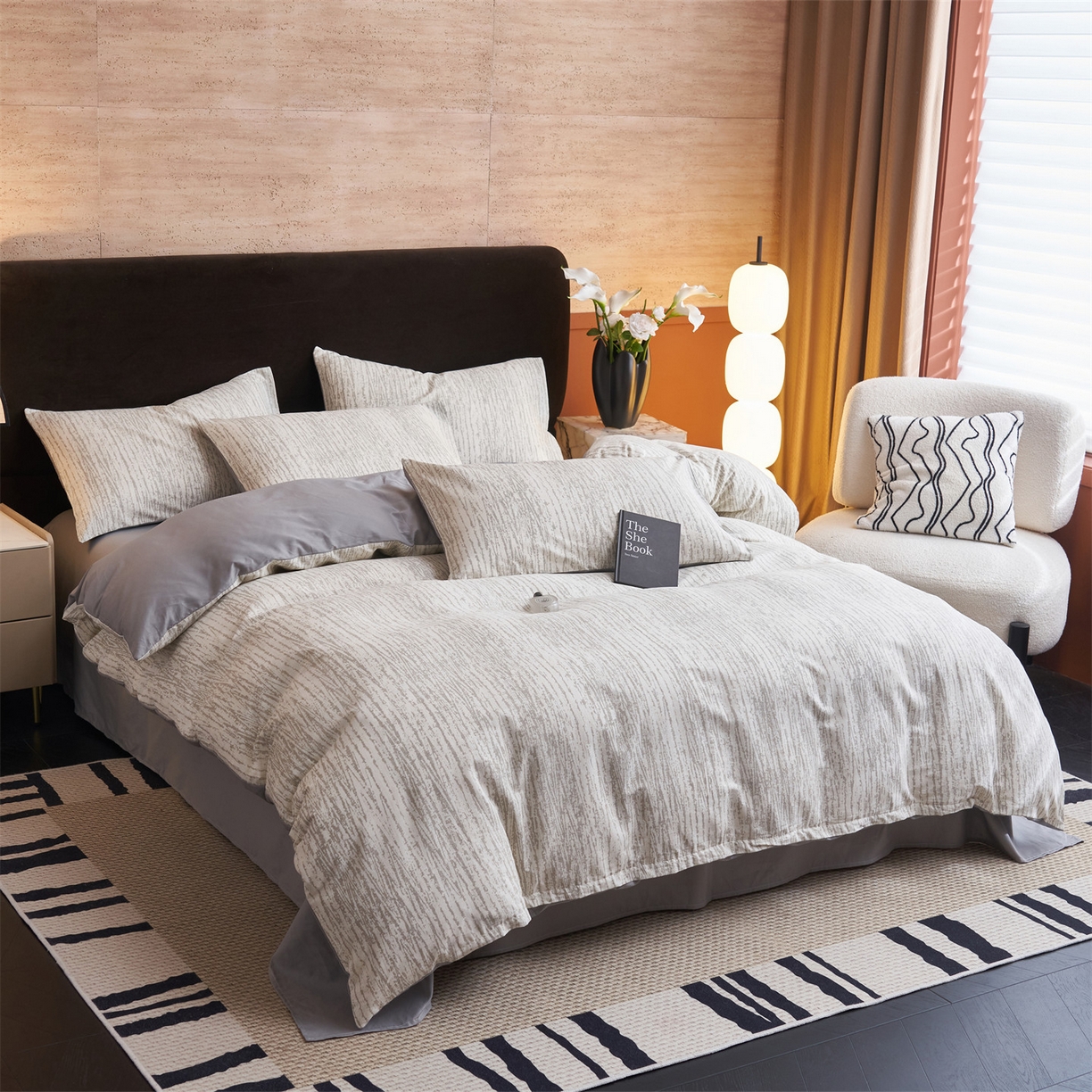 91家纺网 家纺一手货源 找家纺 （总）恒爱家纺 2026新款全棉12868印花四件套