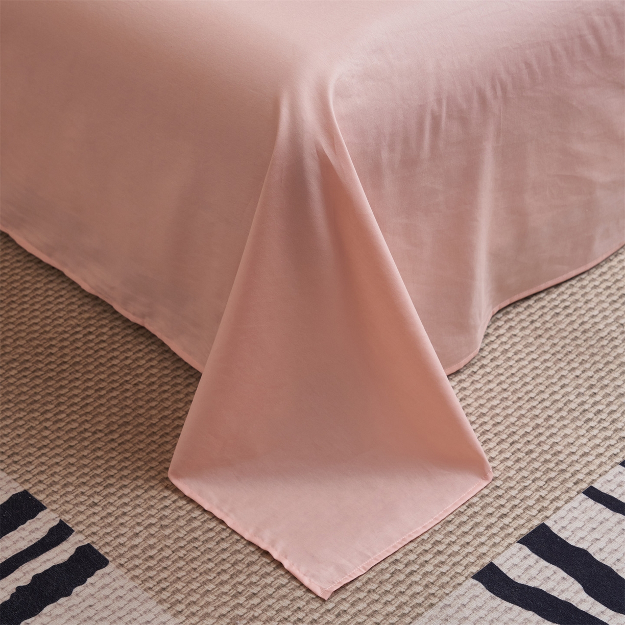 91家纺网 家纺一手货源 找家纺 恒爱家纺 2026新款全棉12868印花四件套 一夜芳华蓝