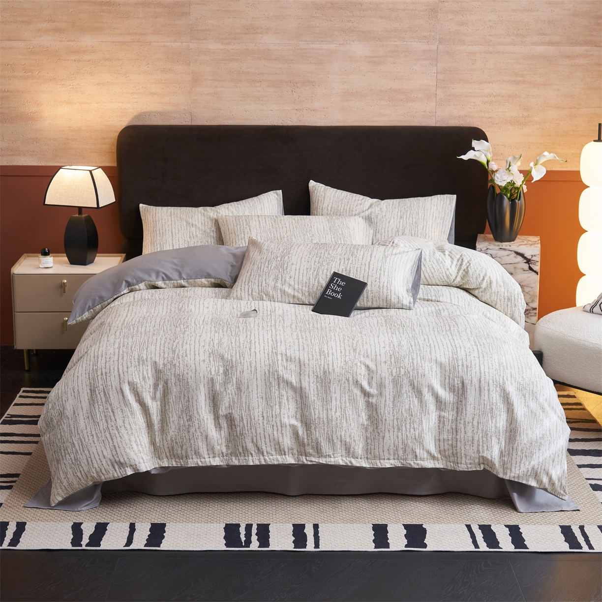 91家纺网 家纺一手货源 找家纺 （总）恒爱家纺 2026新款全棉12868印花四件套