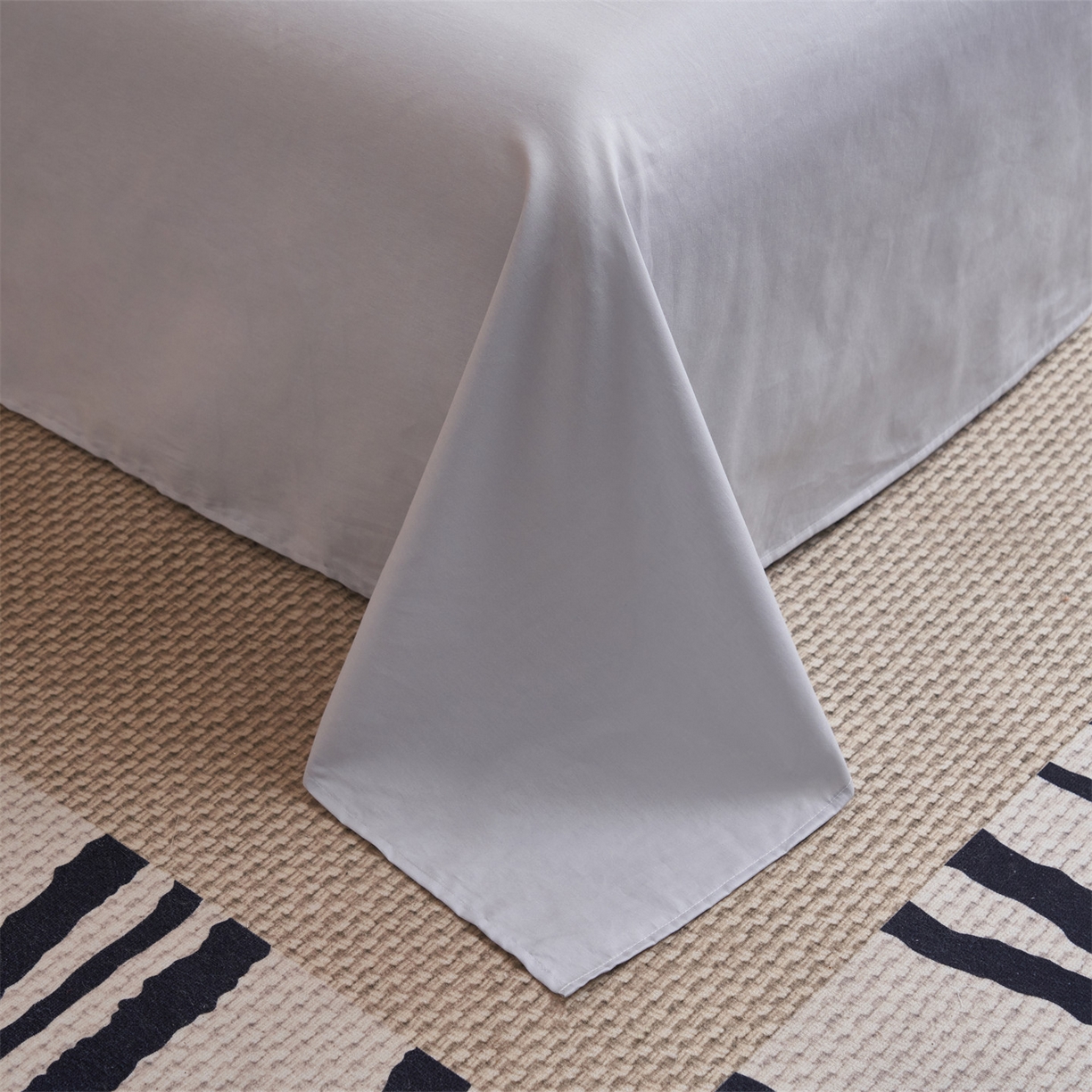 91家纺网 家纺一手货源 找家纺 恒爱家纺 2026新款全棉12868印花四件套 西西里-蓝