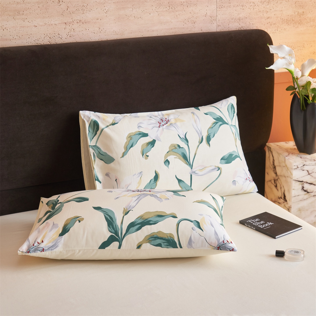 91家纺网 家纺一手货源 找家纺 恒爱家纺 2026新款全棉12868印花四件套 陌上花开