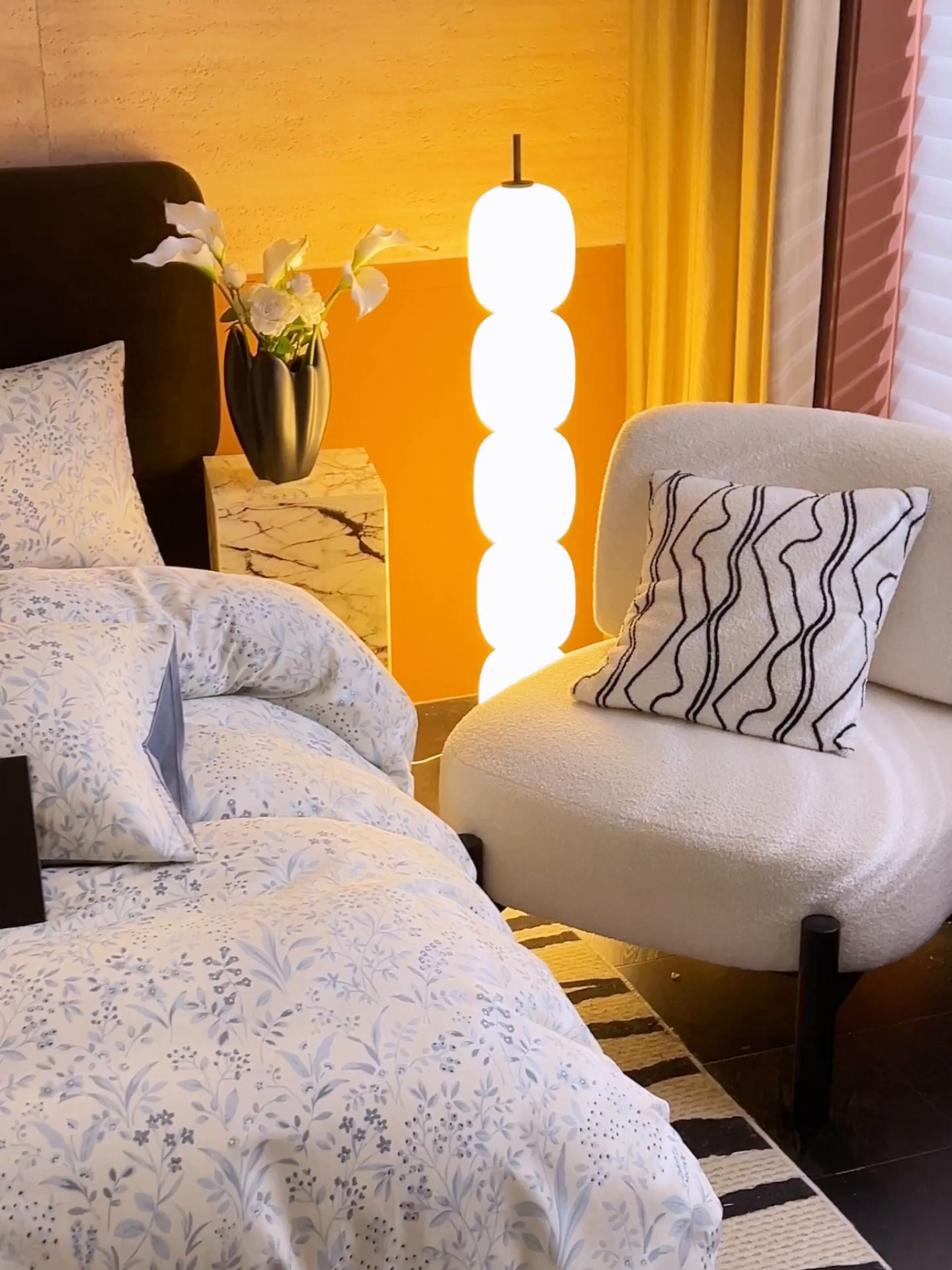 91家纺网 家纺一手货源 找家纺 恒爱家纺 2026新款全棉12868印花四件套 蓝沫