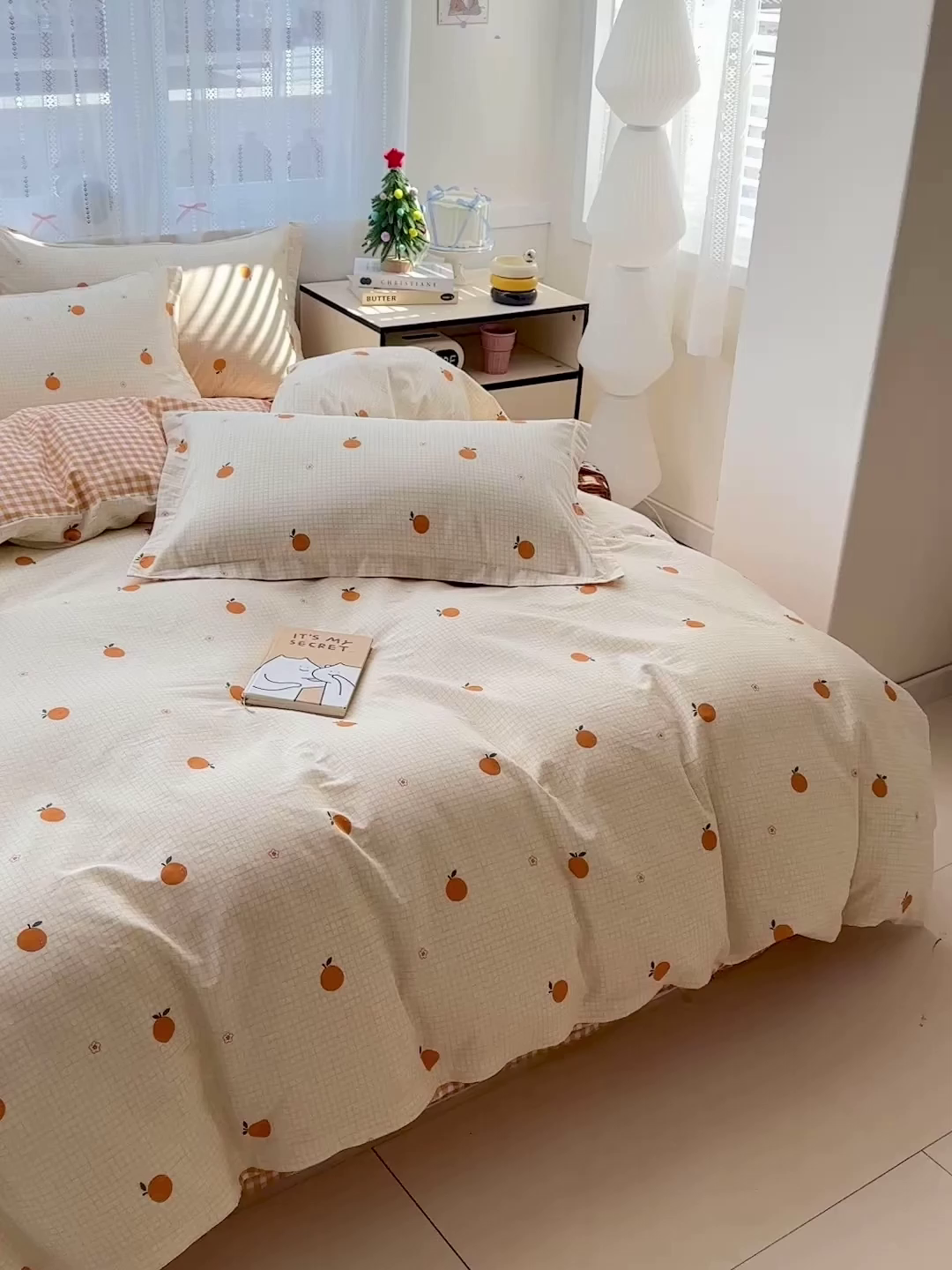 91家纺网 家纺一手货源 找家纺 恩泽家纺 2026春夏新款全棉纯棉12868印花四件套（提供买家秀，预留缩水率） 甜小桔