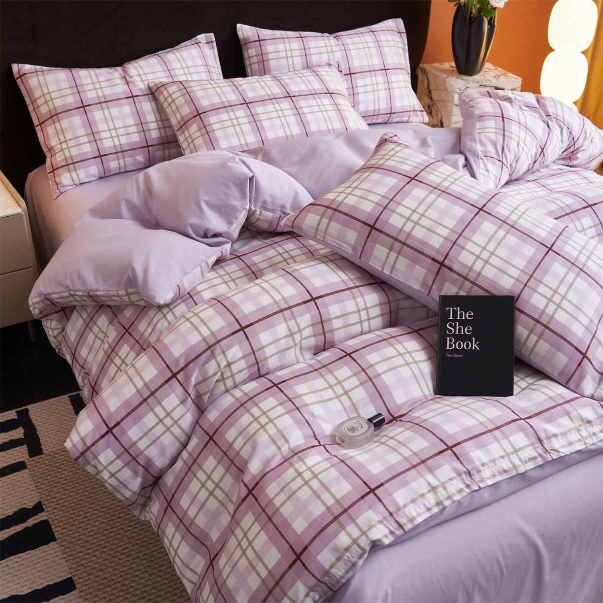 91家纺网 家纺一手货源 找家纺 恒爱家纺 2026新款全棉12868印花四件套 回忆