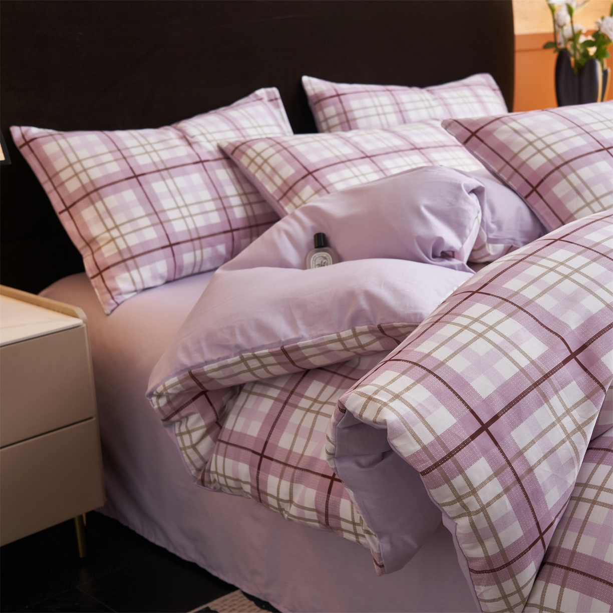 91家纺网 家纺一手货源 找家纺 恒爱家纺 2026新款全棉12868印花四件套 回忆