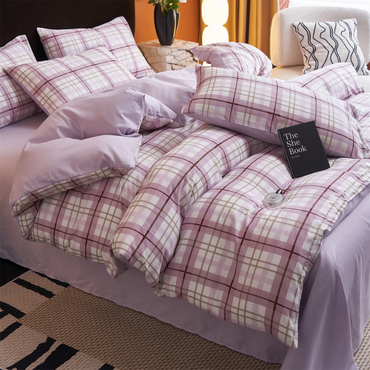 91家纺网 家纺一手货源 找家纺 恒爱家纺 2026新款全棉12868印花四件套 回忆