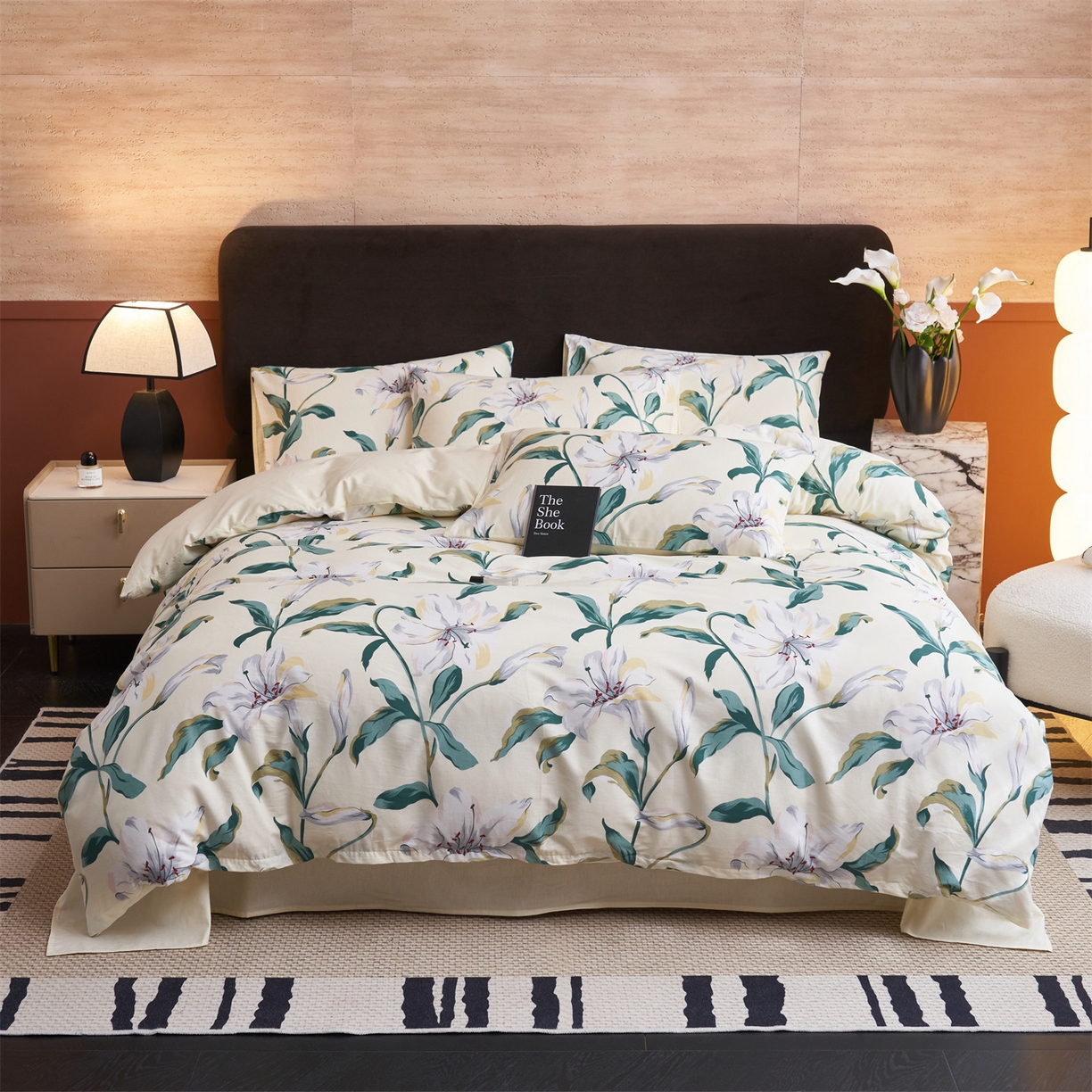 91家纺网 家纺一手货源 找家纺 （总）恒爱家纺 2026新款全棉12868印花四件套