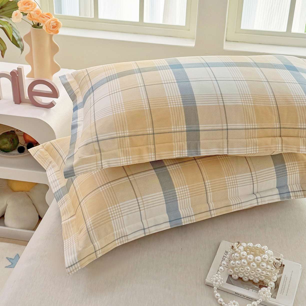 91家纺网 家纺一手货源 找家纺 安逸家纺 2026新款12868 全棉纯棉床单四件套学生宿舍纯棉床单款三件套 罗德里