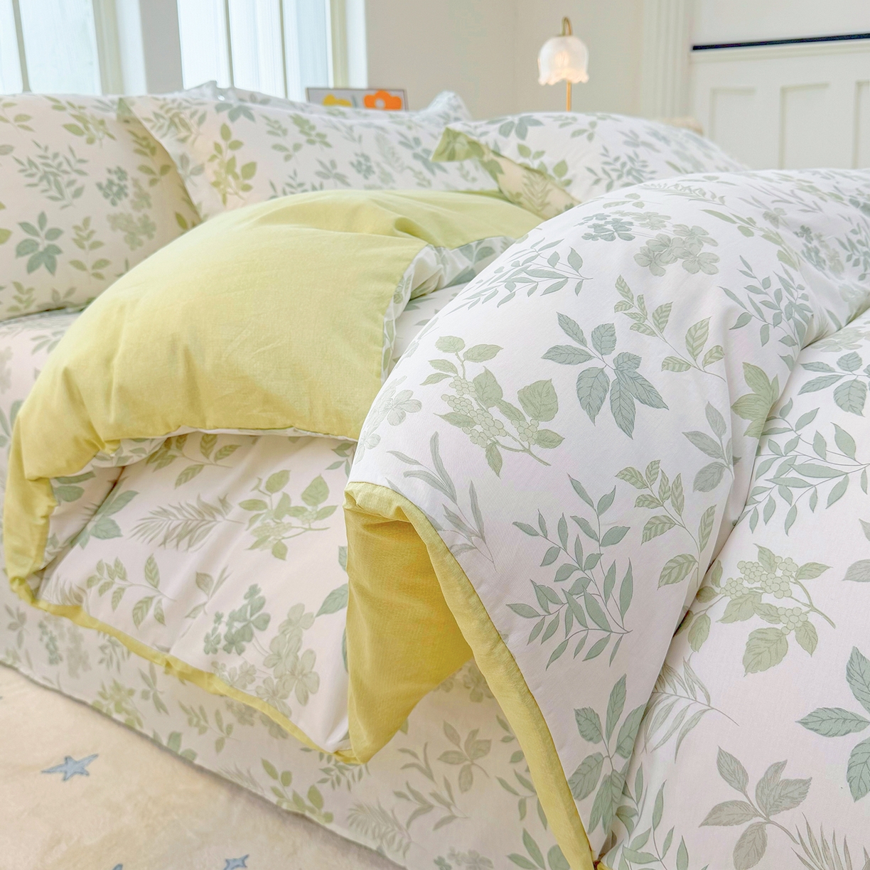 安逸家纺 2026新款12868 全棉纯棉床单四件套学生宿舍纯棉床单款三件套 洛克庄园