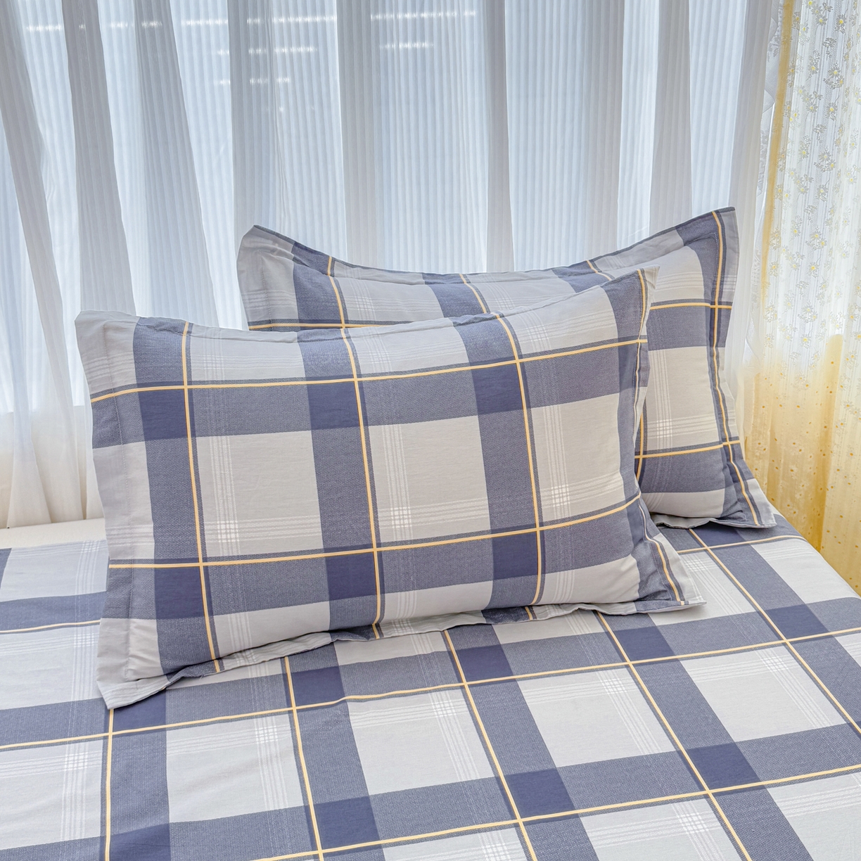 91家纺网 家纺一手货源 找家纺 安逸家纺 2026新款12868 全棉纯棉床单四件套学生宿舍纯棉床单款三件套 梦幻格