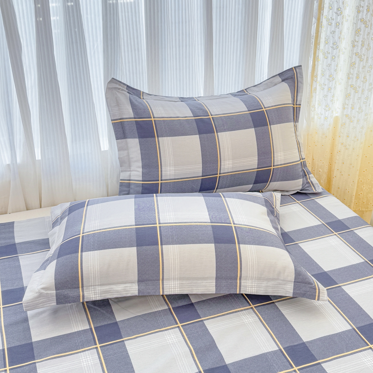 91家纺网 家纺一手货源 找家纺 安逸家纺 2026新款12868 全棉纯棉床单四件套学生宿舍纯棉床单款三件套 梦幻格