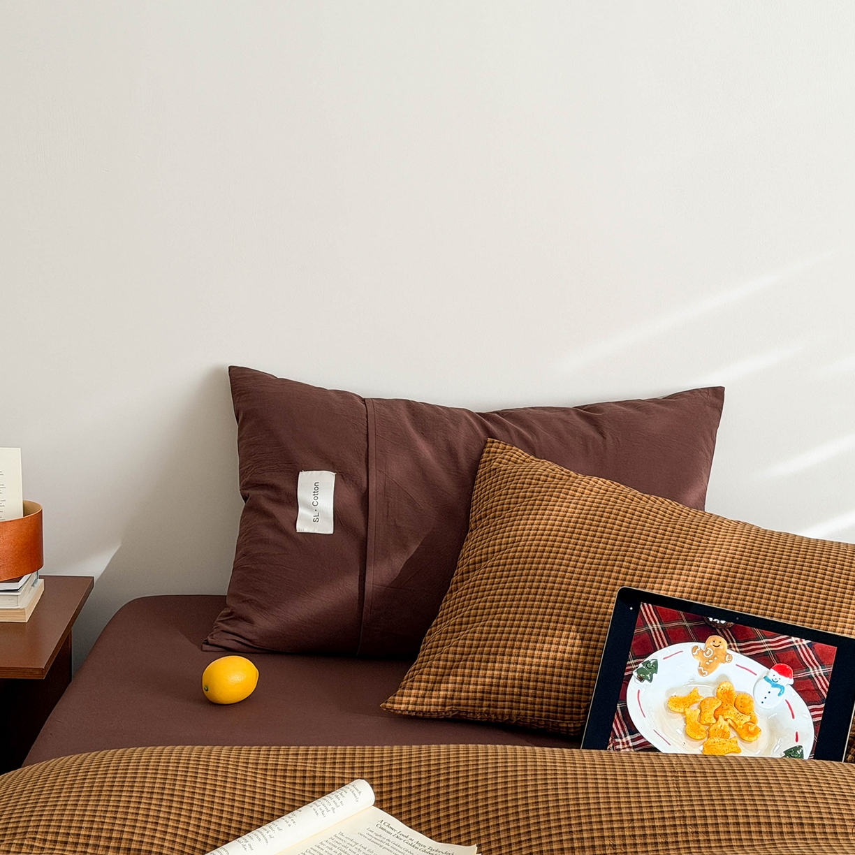 91家纺网 家纺一手货源 找家纺 （总）欣宜家纺 2026春夏新款lns博主风全棉色织水洗棉四件套纯棉床品