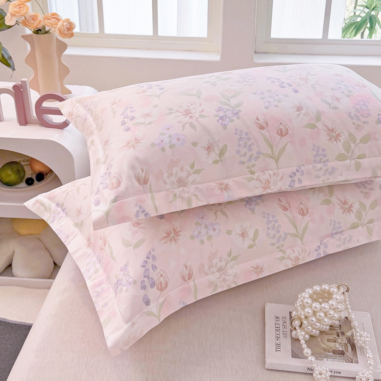 91家纺网 家纺一手货源 找家纺 安逸家纺 2026新款12868 全棉纯棉床单四件套学生宿舍纯棉床单款三件套 微风徐徐