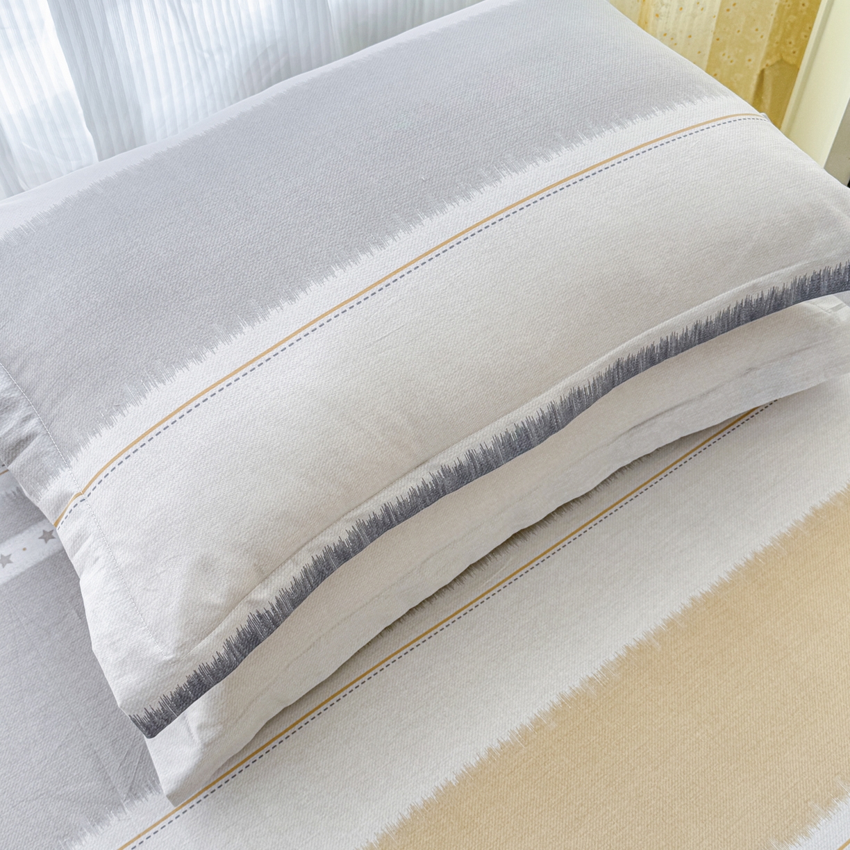 91家纺网 家纺一手货源 找家纺 安逸家纺 2026新款12868 全棉纯棉床单四件套学生宿舍纯棉床单款三件套 星辰大海