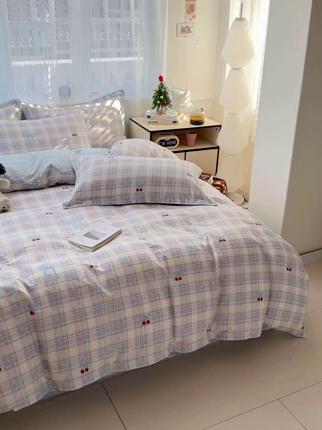 91家纺网 家纺一手货源 找家纺 恩泽家纺 2026春夏新款全棉纯棉12868印花四件套（提供买家秀，预留缩水率） 樱桃派