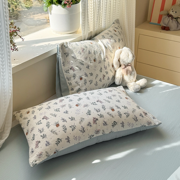 91家纺网 家纺一手货源 找家纺 （总）丽美人家纺 2026新款A类皱皱纱双层印花四件套