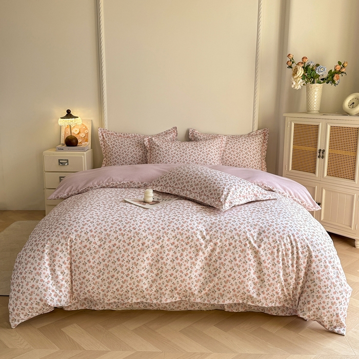 91家纺网 家纺一手货源 找家纺 （总）凌鼎  2026新款混纺加厚磨毛四件套