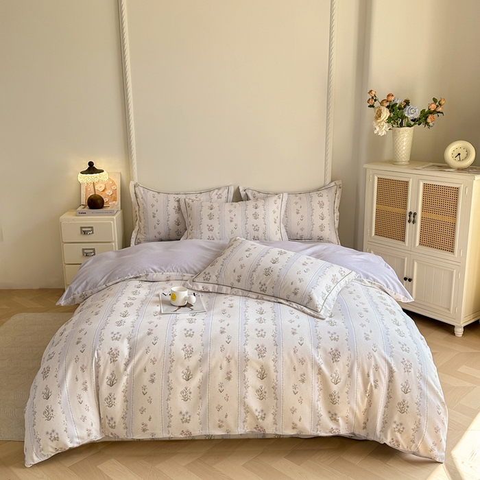 91家纺网 家纺一手货源 找家纺 （总）凌鼎  2026新款混纺加厚磨毛四件套