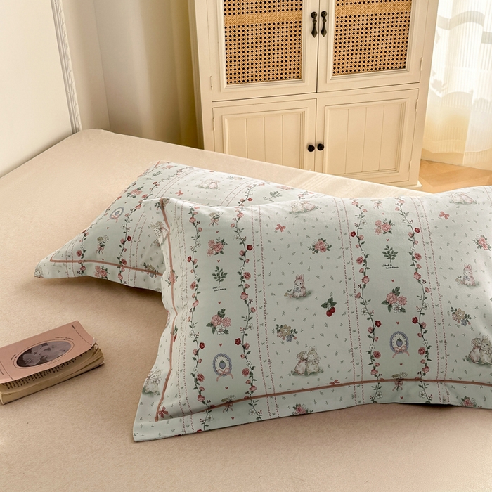 91家纺网 家纺一手货源 找家纺 凌鼎  2026新款混纺加厚磨毛四件套 点点心动