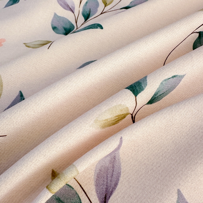 91家纺网 家纺一手货源 找家纺 凌鼎  2026新款混纺加厚磨毛四件套 海棠花语