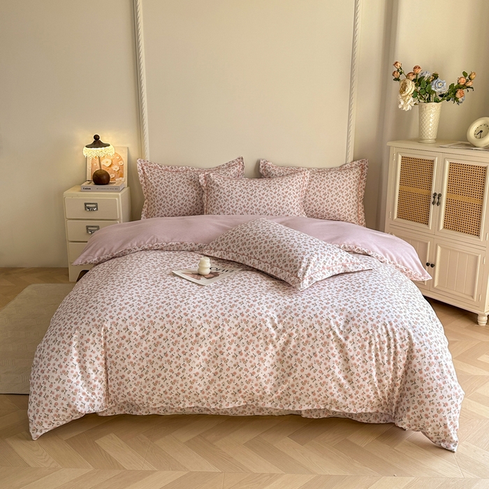 凌鼎  2026新款混纺加厚磨毛四件套 玫瑰故事