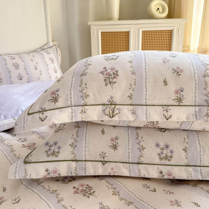 91家纺网 家纺一手货源 找家纺 凌鼎  2026新款混纺加厚磨毛四件套 莫兰