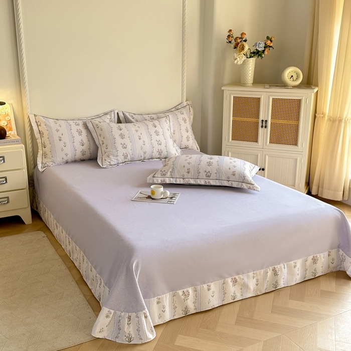 91家纺网 家纺一手货源 找家纺 凌鼎  2026新款混纺加厚磨毛四件套 莫兰