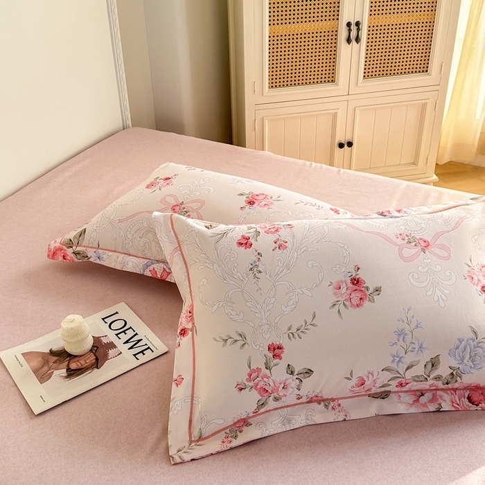 91家纺网 家纺一手货源 找家纺 凌鼎  2026新款混纺加厚磨毛四件套 欧若拉