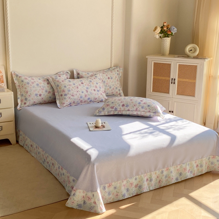 91家纺网 家纺一手货源 找家纺 凌鼎  2026新款混纺加厚磨毛四件套 图兰朵