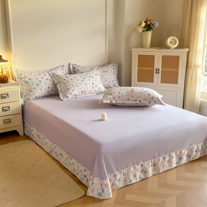 91家纺网 家纺一手货源 找家纺 凌鼎  2026新款混纺加厚磨毛四件套 图兰朵