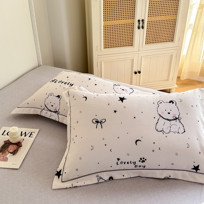 91家纺网 家纺一手货源 找家纺 凌鼎  2026新款混纺加厚磨毛四件套 西高地