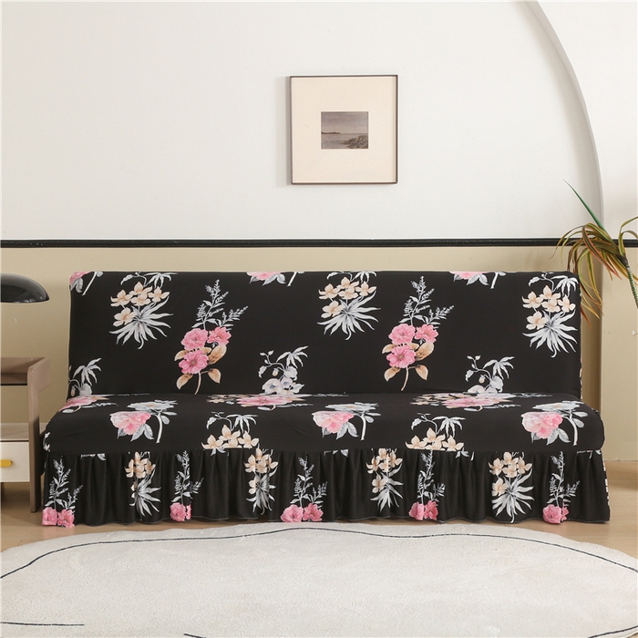 91家纺网 家纺一手货源 找家纺 （总）雅竹家纺 牛奶丝印花裙边沙发床套